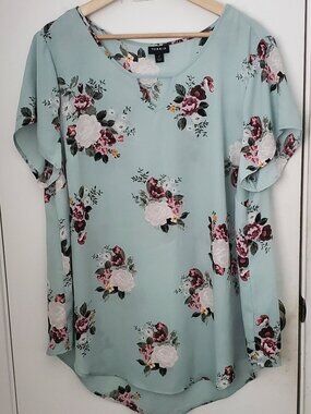 Torrid Georgette Keyhole Blouse Women's size 1X